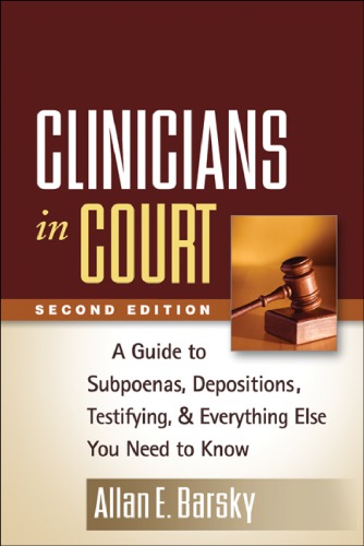 Clinicians in Court, Second Edition