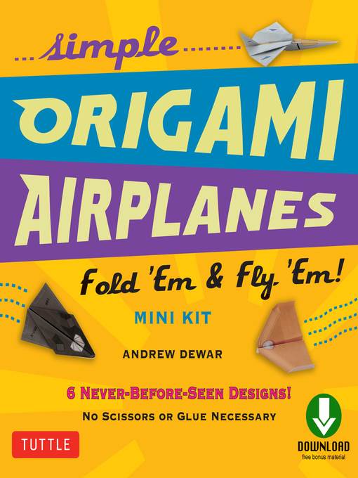 Simple Origami Airplanes Mini Kit Ebook