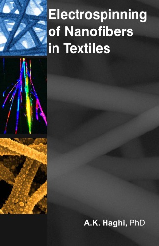 Electrospinning of nanofibers in textiles