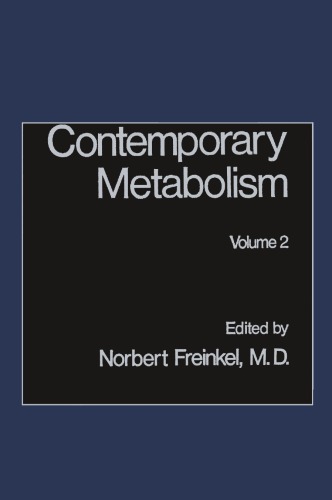 Contemporary Metabolism : Volume 2.