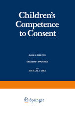 Children's competence to consent