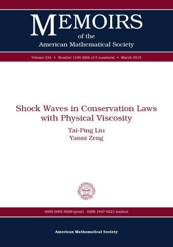 Shock waves in conservation laws with physical viscosity