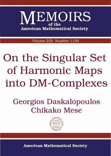 On the Singular Set of Harmonic Maps Into DM-Complexes