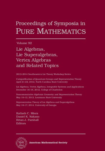 Lie Algebras, Lie Superalgebras, Vertex Algebras, and Related Topics