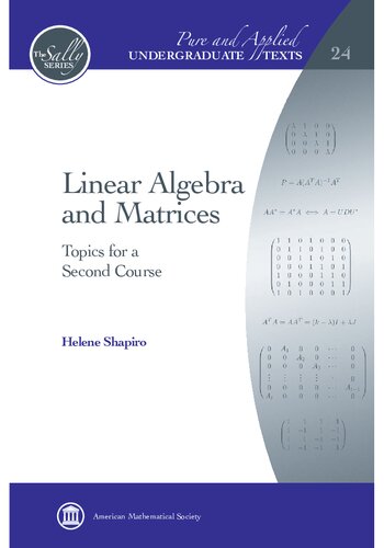 Linear Algebra And Matrices