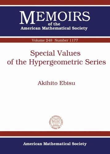 Special Values of the Hypergeometric Series