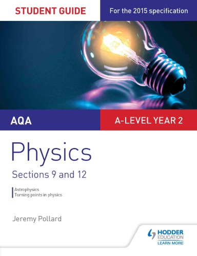 Aqa A-Level Year 2 Physics Student Guide