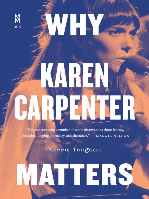 Why Karen Carpenter Matters