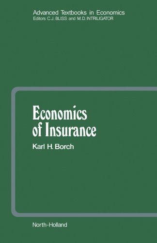 Economics of Insurance.