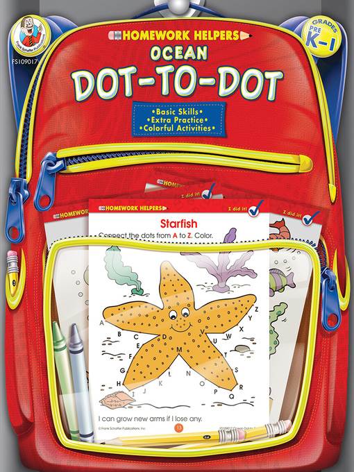 Ocean Dot-to-Dot, Grades PK--1