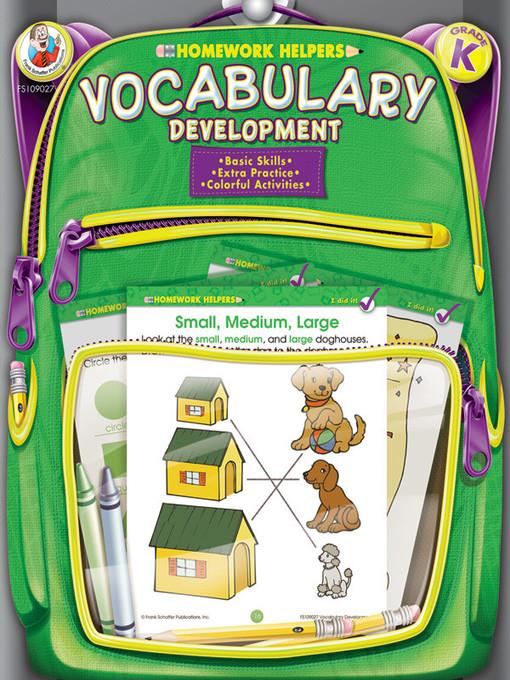 Vocabulary Development, Grade K