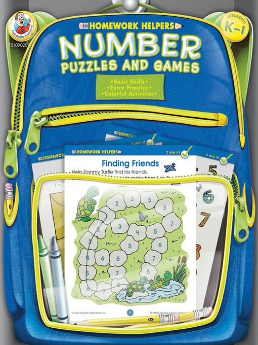 Number Puzzles and Games, Grades K--1