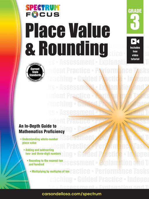 Spectrum Place Value and Rounding, Grade 3