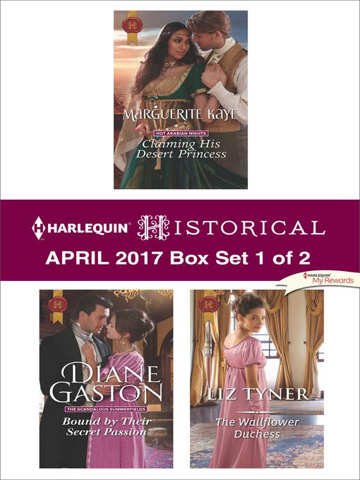 Harlequin Historical April 2017, Box Set 1 of 2