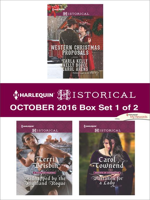 Harlequin Historical October 2016, Box Set 1 of 2