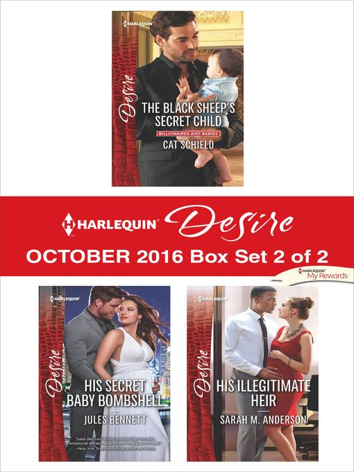 Harlequin Desire October 2016, Box Set 2 of 2