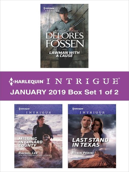 Harlequin Intrigue January 2019, Box Set 1 of 2