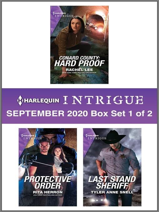 Harlequin Intrigue September 2020--Box Set 1 of 2