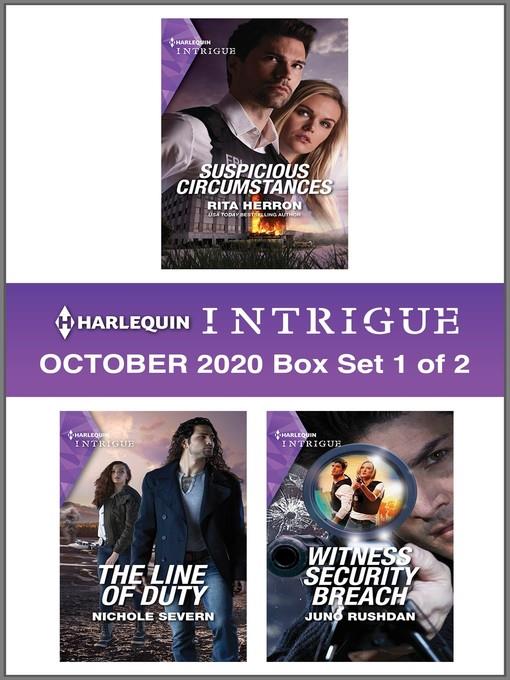 Harlequin Intrigue October 2020--Box Set 1 of 2