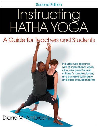 Instructing Hatha Yoga.