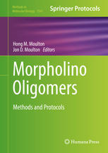 Morpholino Oligomers Methods and Protocols