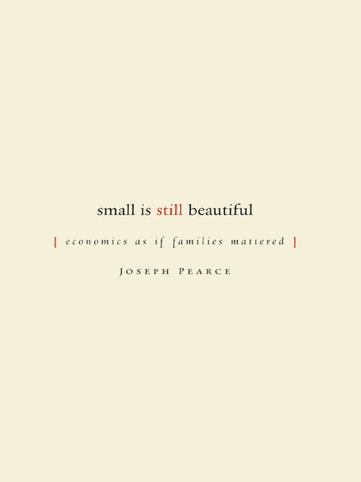 Small Is Still Beautiful