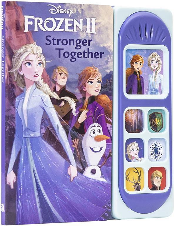 Disney Frozen 2 Elsa, Anna, and Olaf - Stronger Together Little Sound Book &ndash; PI Kids (Play-A-Sound)