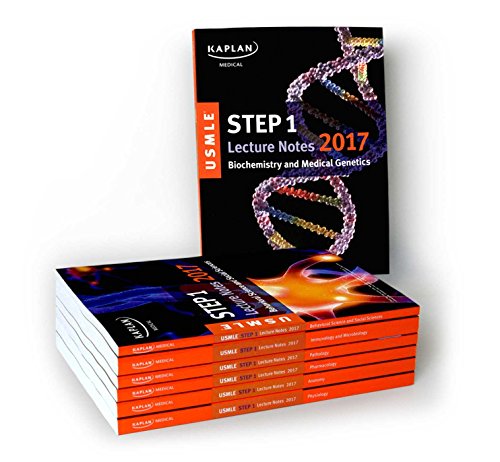 USMLE Step 1 Lecture Notes 2017: 7-Book Set (Kaplan Test Prep)