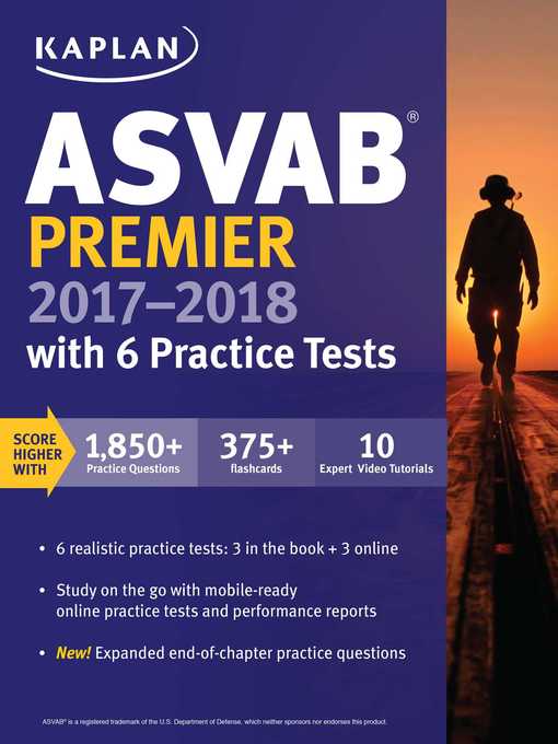 ASVAB Premier 2017-2018 with 6 Practice Tests