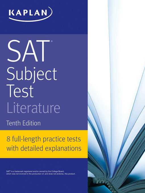 SAT Subject Test Literature