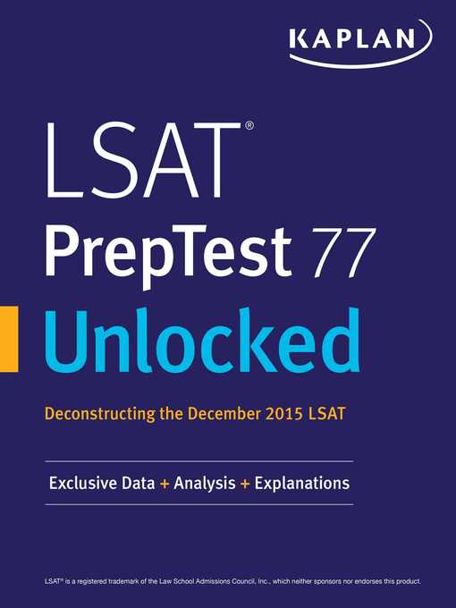 LSAT PrepTest 77 Unlocked