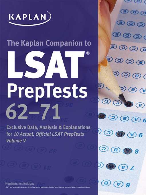 Kaplan Companion to LSAT PrepTests 62-71