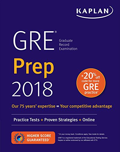 GRE 2018 Strategies, Practice, and Review with 4 Practice Tests