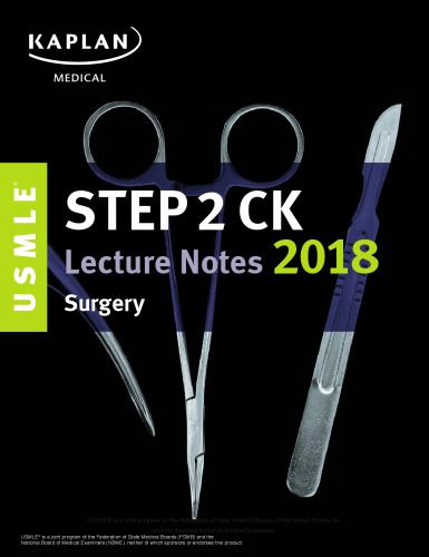 USMLE Step 2 CK Lecture Notes 2018