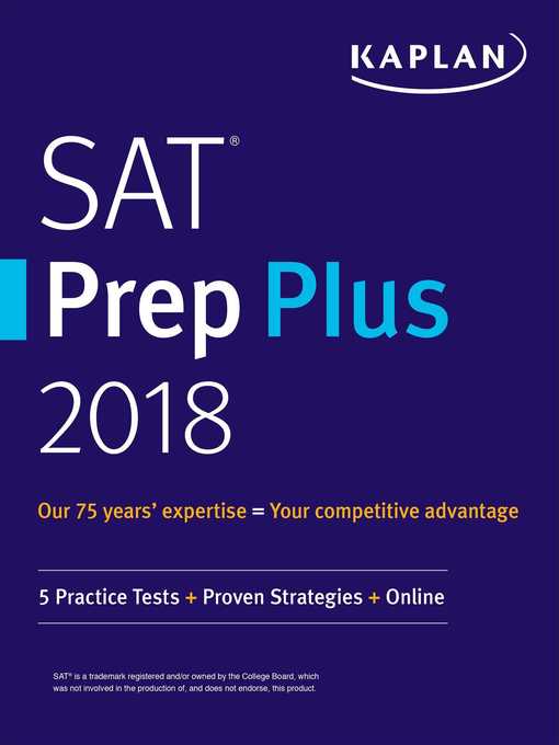 SAT Prep Plus 2018