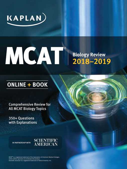 MCAT Biology Review 2018-2019