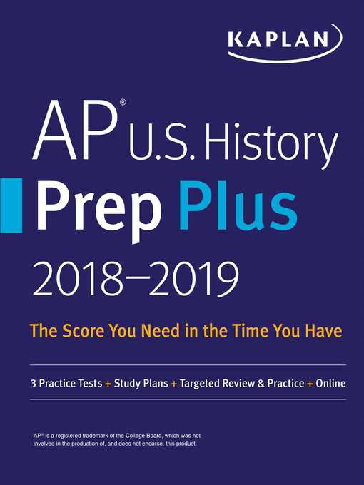 AP U.S. History Prep Plus 2018-2019