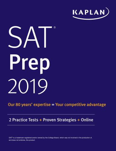 SAT Prep Plus 2019