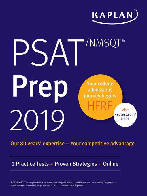 PSAT/NMSQT Prep 2019