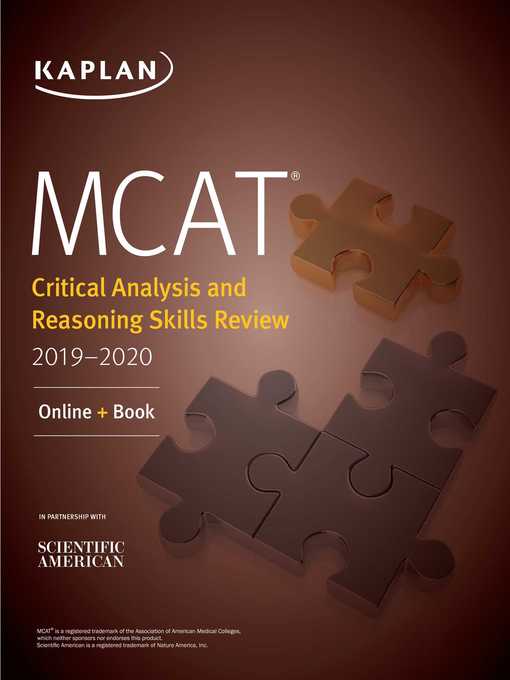 MCAT Critical Analysis and Reasoning Skills Review 2019-2020