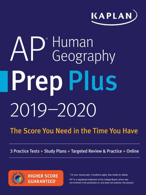 AP Human Geography Prep Plus 2019-2020