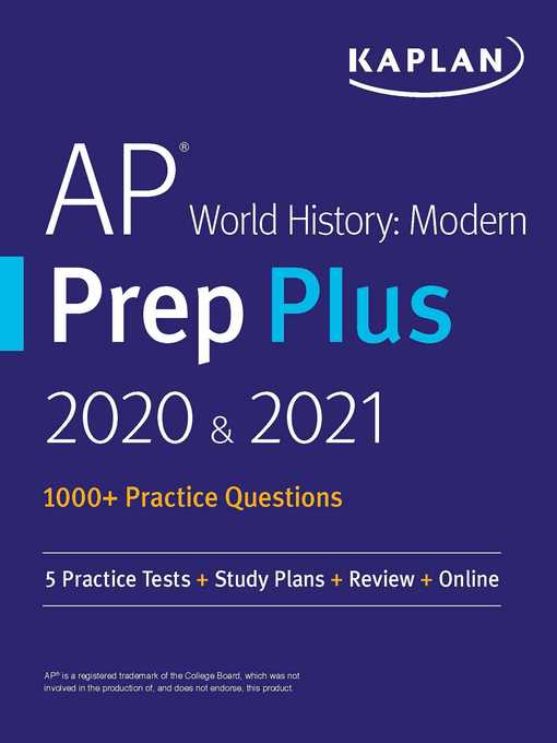 AP World History Modern Prep Plus 2020 & 2021