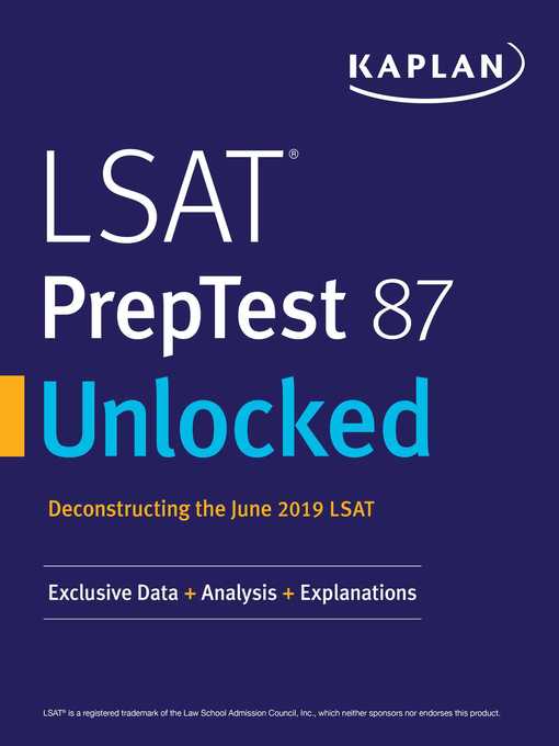 LSAT PrepTest 87 Unlocked