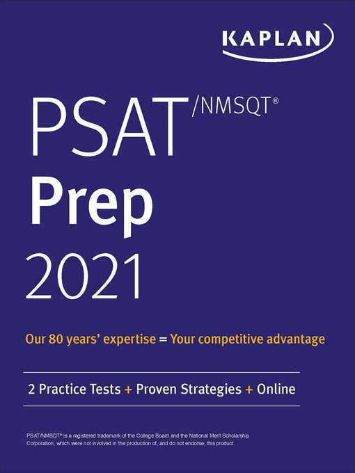 PSAT/NMSQT Prep 2021