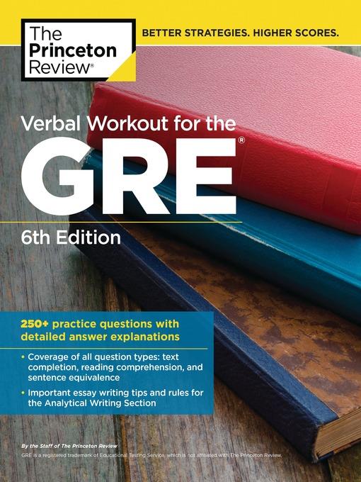 Verbal Workout for the GRE