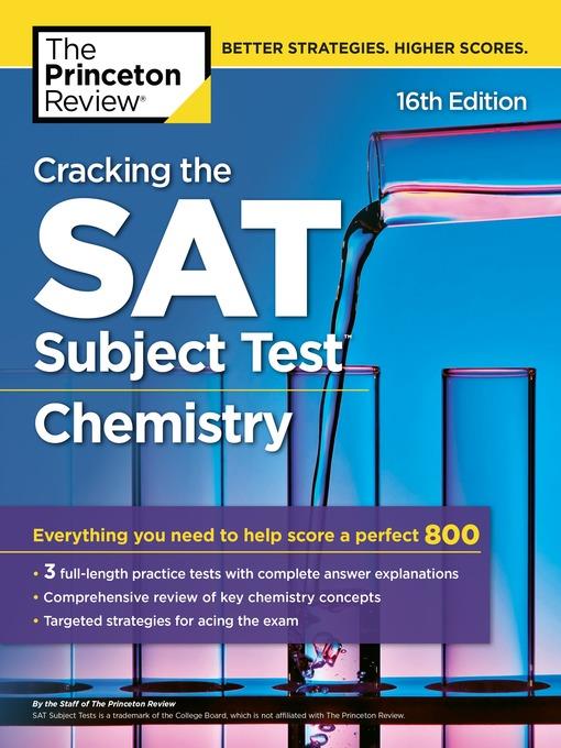 Cracking the SAT Subject Test in Chemistry, 1