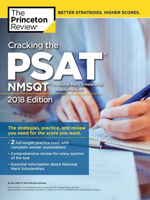 Cracking the PSAT/NMSQT with 2 Practice Tests, 2018 Edition