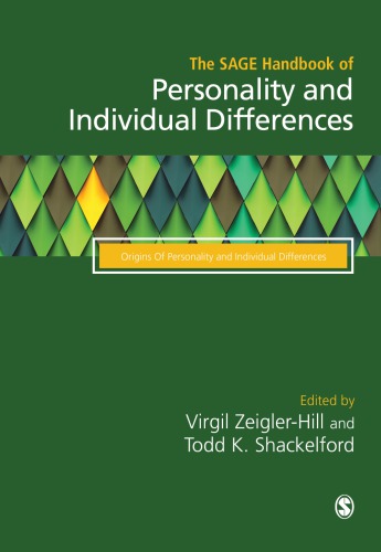 The Sage Handbook of Personality and Individual Differences