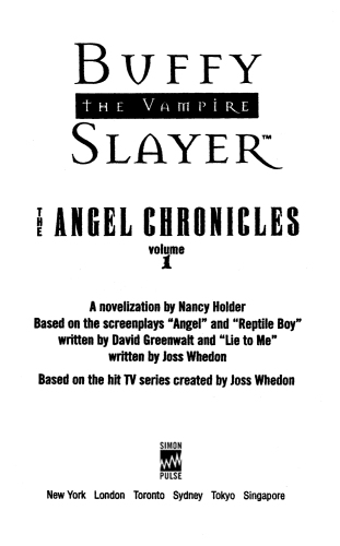 The Angel Chronicles, Volume 1