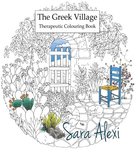 The Greek Village Colouring Book